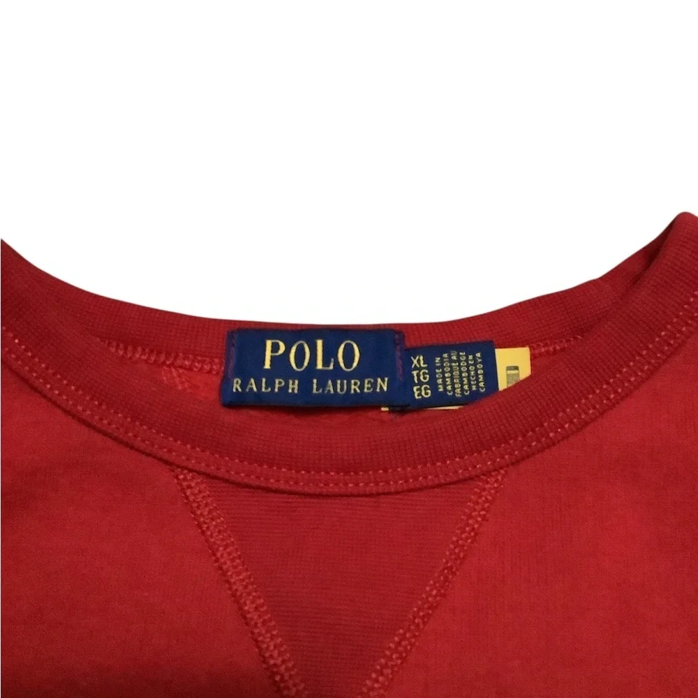 Polo Ralph Lauren Red Crewneck Sweater